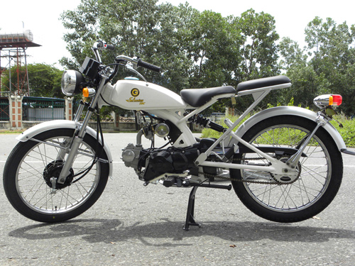 Xe máy Exciter 50cc Côn tay màu xanh  Chất lượng cao  Trả góp 0