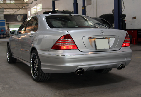 Độ bodykit cho Mercedes S550 2002 ở Sài Gòn - Hình 5