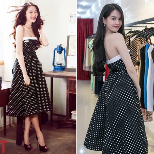 Linh Chi gây chú ý với loạt váy mặc lại của Ngọc Trinh - Hình 4