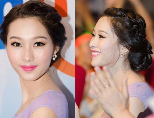 Những kiểu tóc nhìn là yêu của hoa hậu Thu Thảo - Hình 8