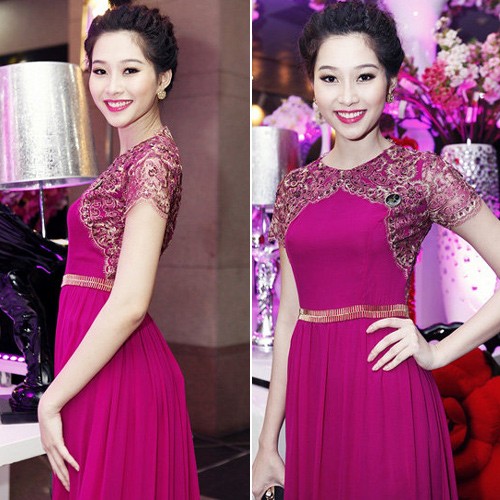 Những kiểu tóc nhìn là yêu của hoa hậu Thu Thảo - Hình 11
