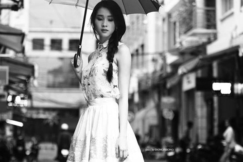 Những kiểu tóc nhìn là yêu của hoa hậu Thu Thảo - Hình 12