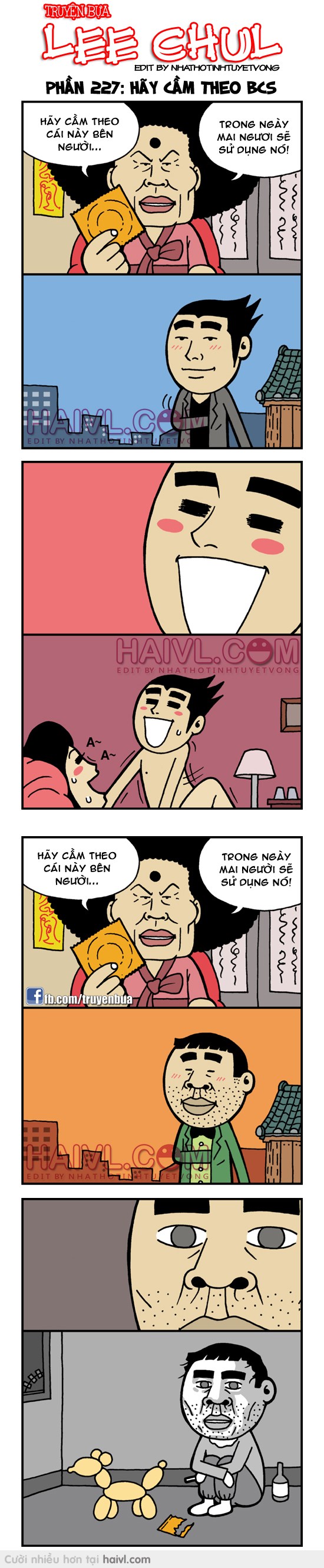 Truyện bựa Lee Chul phần 227: hãy cầm theo BCS - Hình 1