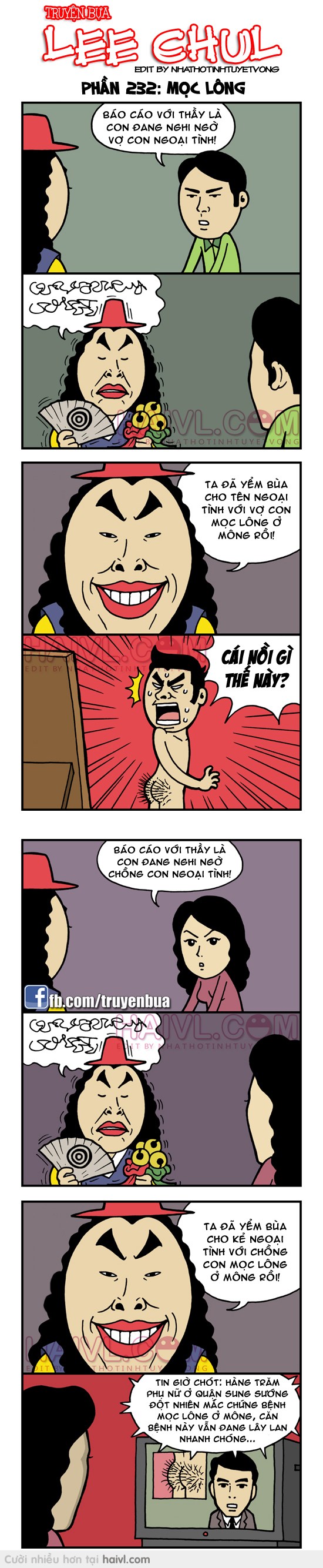 Truyện bựa Lee Chul phần 232: mọc lông - Hình 1