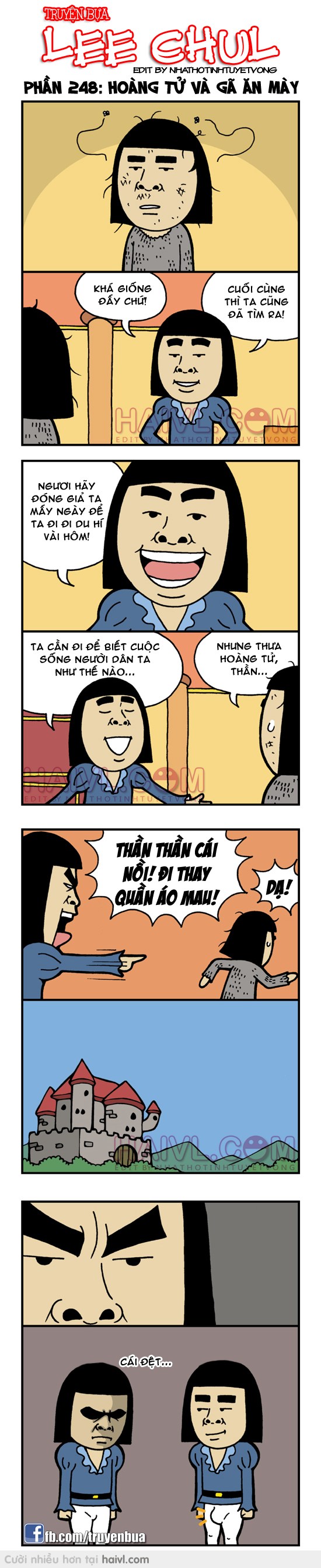Truyện bựa Lee Chul phần 248: hoàng tử và gã ăn mày - Hình 1