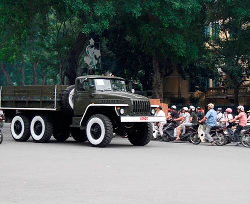 Xe đại pháo diễn tập đưa tang Đại tướng - Hình 6