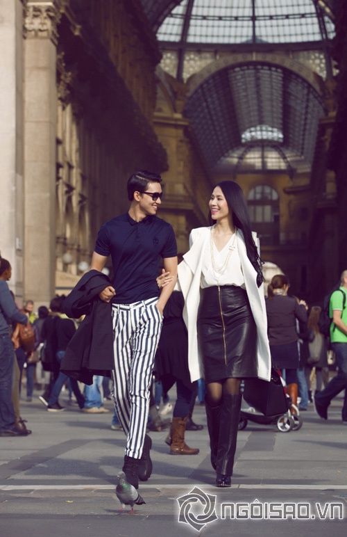 Dàn chân dài Venus Fashion làm náo loạn đường phố Milan - Hình 7
