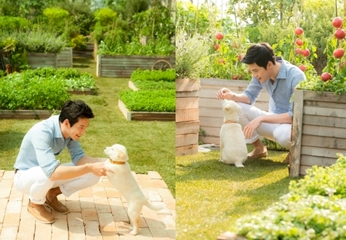 Khoảnh khắc đáng yêu của mỹ nam Hàn và thú cưng - Hình 4
