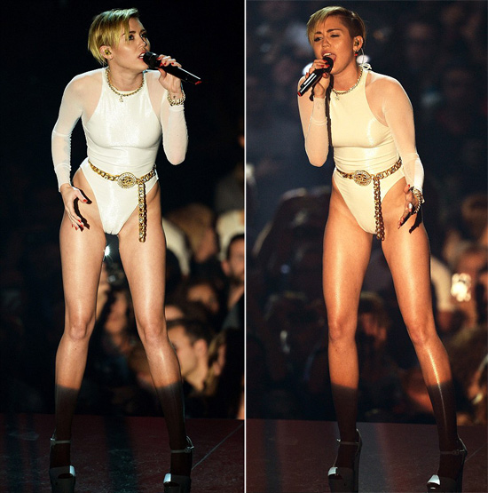 Miley Cyrus gây náo loạn ở MTV châu Âu - Hình 7