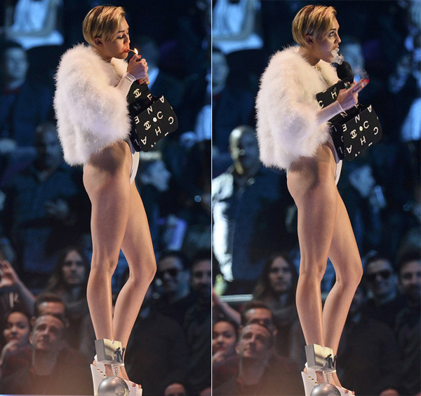 Miley Cyrus gây náo loạn ở MTV châu Âu - Hình 9