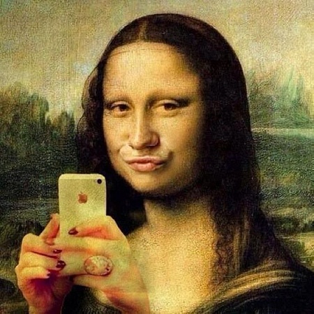Nếu nàng Mona Lisa biết chụp ảnh tự sướng...! - Hình 2