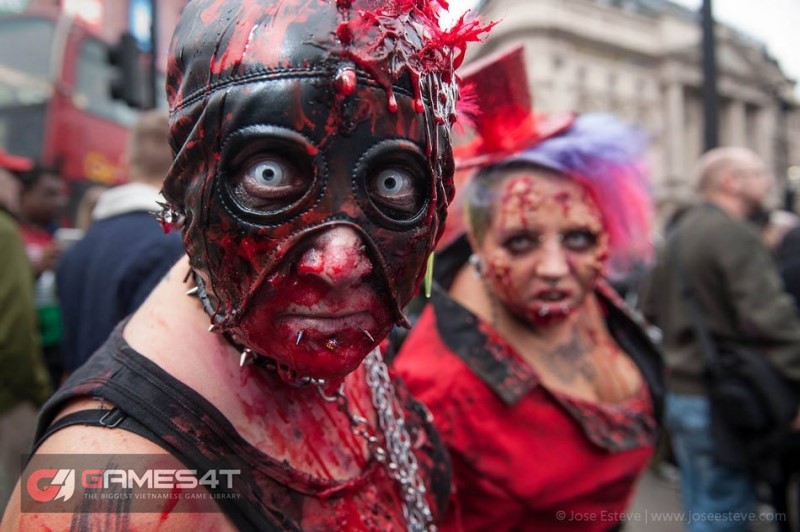 Rùng mình với xác sống nhan nhản tại World Zombie Day - Hình 3