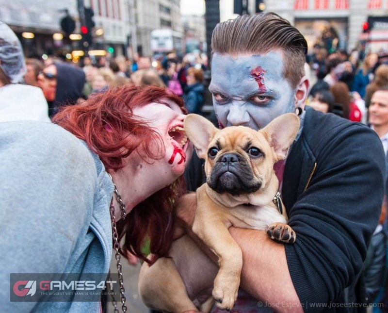 Rùng mình với xác sống nhan nhản tại World Zombie Day - Hình 6