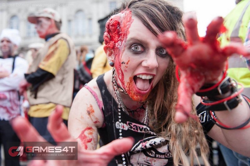Rùng mình với xác sống nhan nhản tại World Zombie Day - Hình 7