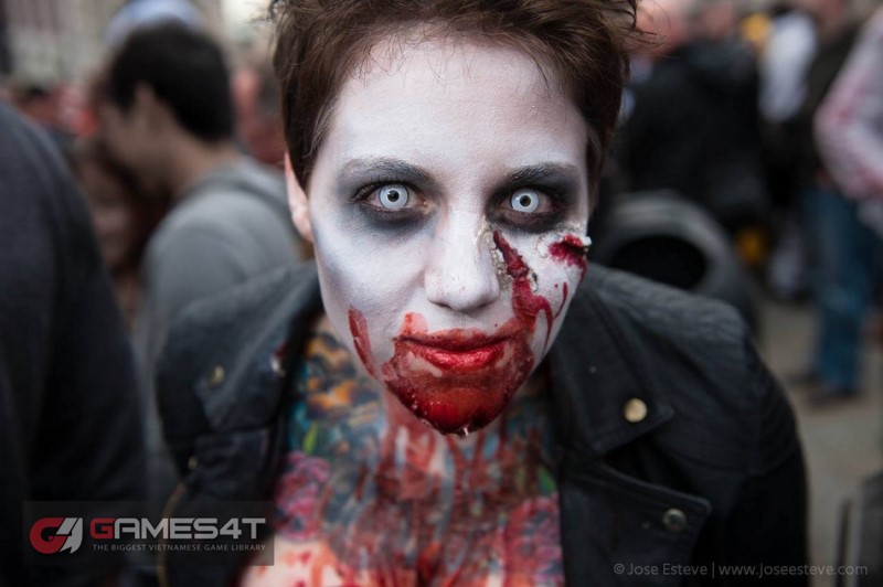 Rùng mình với xác sống nhan nhản tại World Zombie Day - Hình 4