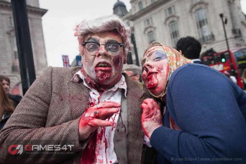 Rùng mình với xác sống nhan nhản tại World Zombie Day - Hình 17