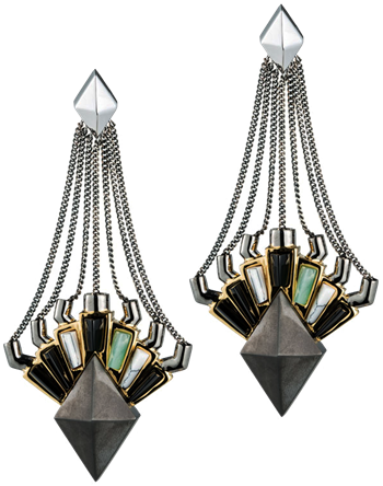 Xu hướng phụ kiện: Crafted Earrings - Hình 6