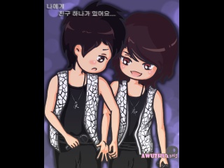 Ngất ngây loạt ảnh chibi của các cặp đôi thần tượng Nam xứ Hàn - Hình 45