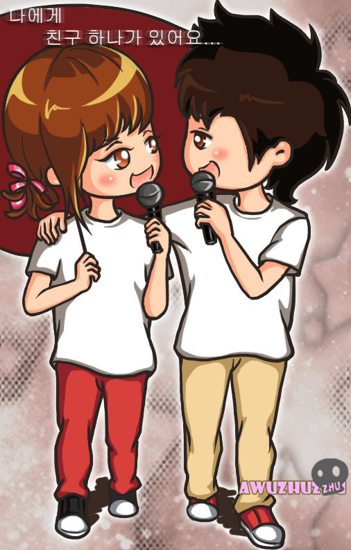 Ngất ngây loạt ảnh chibi của các cặp đôi thần tượng Nam xứ Hàn - Hình 41