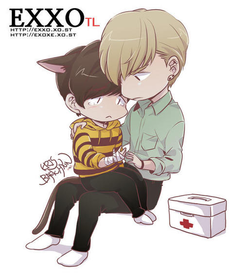 Ngất ngây loạt ảnh chibi của các cặp đôi thần tượng Nam xứ Hàn - Hình 16