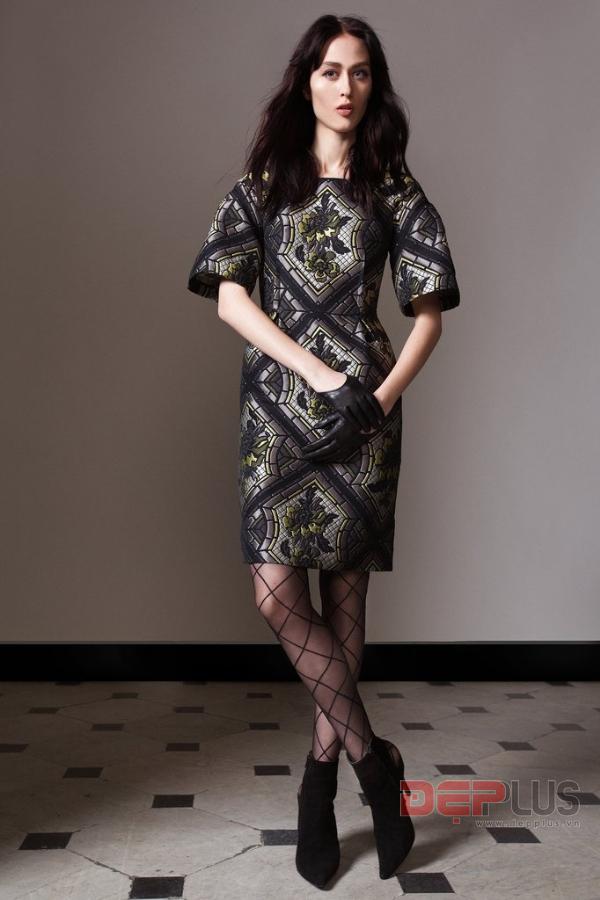 Sắc màu cổ điển trong BST Temperley London Pre-fall 2014 - Hình 24