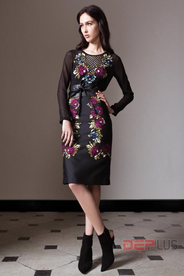 Sắc màu cổ điển trong BST Temperley London Pre-fall 2014 - Hình 21