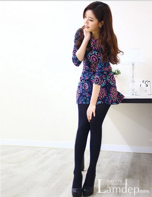Họa tiết in hoa nơi công sở Xuân 2013 - Hình 11