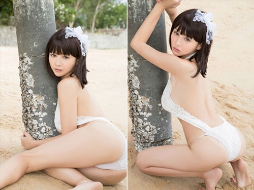 Elly Trần xứ anh đào nóng bỏng với bikini độc đáo - Hình 7