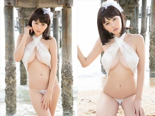 Elly Trần xứ anh đào nóng bỏng với bikini độc đáo - Hình 8