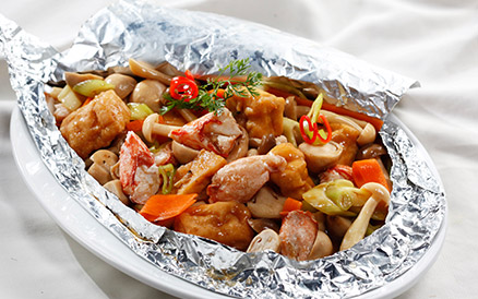 [Chế biến] - Đậu hũ nướng giấy bạc - Hình 1