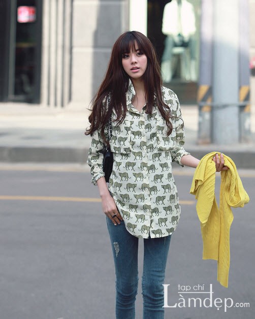 Ghi điểm với sơ mi họa tiết cá tính - Hình 30