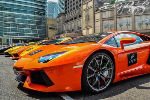Dàn xe Lamborghini đầy màu sắc tại Kualar Lumpur - Xe - Việt Giải Trí