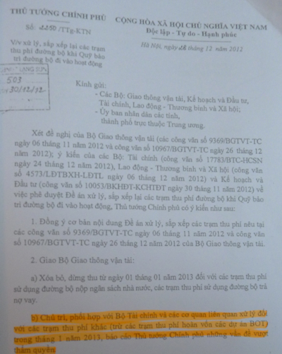 Bộ GTVT làm ngược chỉ đạo của Thủ tướng Chính phủ - Hình 7