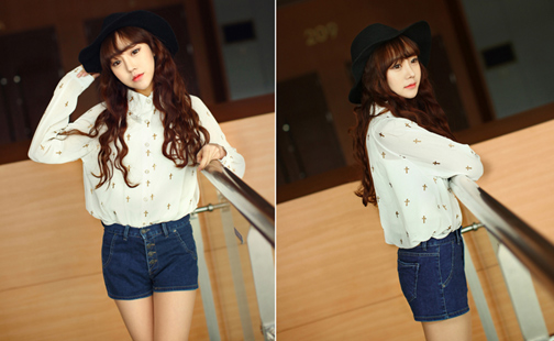 Diện sooc ngắn cực xinh cho kì nghỉ hè - Hình 2