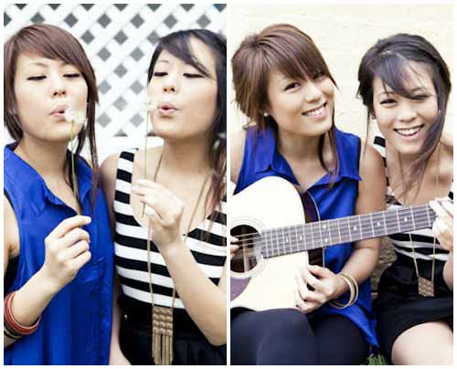 Cặp chị em song sinh xinh đẹp, hát hay - Hình 4