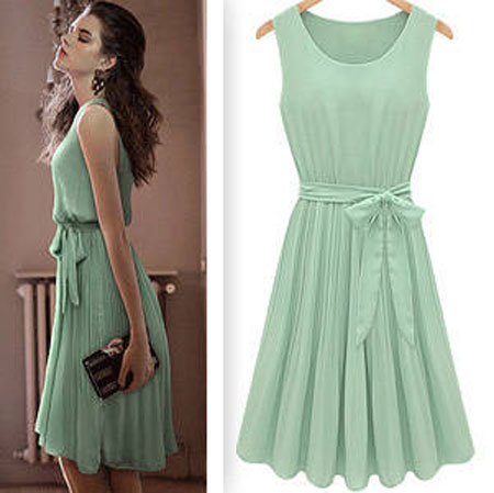 Diện váy xếp ly chiffon ngày hè đẹp như Hồ Ngọc Hà - Hình 9