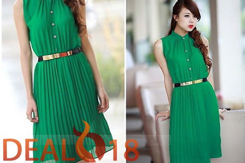 Diện váy xếp ly chiffon ngày hè đẹp như Hồ Ngọc Hà - Hình 5