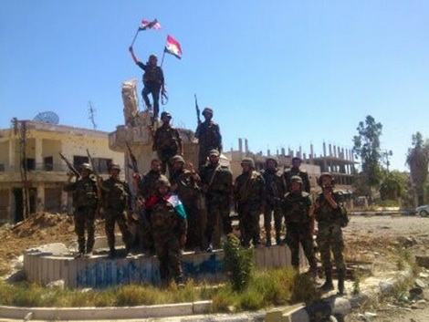Phe nổi dậy Syria tháo chạy tán loạn - Hình 1