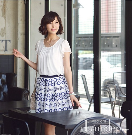 Quý cô công sở rạng rỡ với sơ mi hè 2013 - Hình 10