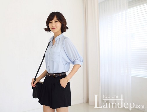 Quý cô công sở rạng rỡ với sơ mi hè 2013 - Hình 17