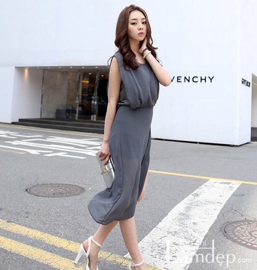 Quyến rũ hơn với váy liền không tay - Hình 23