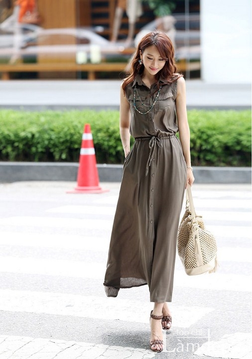 Quyến rũ hơn với váy liền không tay - Hình 30