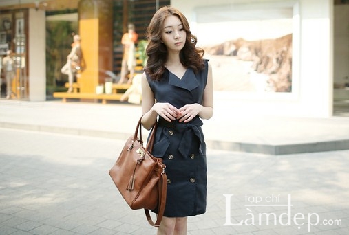 Quyến rũ hơn với váy liền không tay - Hình 25