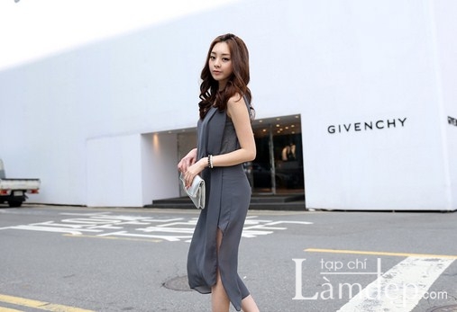 Quyến rũ hơn với váy liền không tay - Hình 22