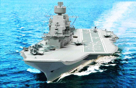 Tàu sân bay Ấn Độ chạy thử lần cuối - Hình 1