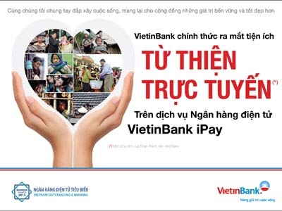 Chuyển tiền từ thiện trực tuyến trên VietinBank iPay - Hình 1