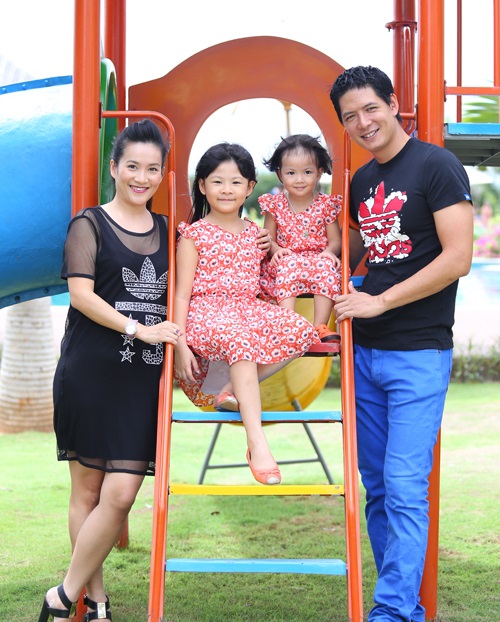 Hạnh phúc viên mãn của gia đình sao Việt sinh 2 con gái - Hình 8