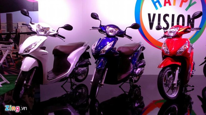 Honda VN bất ngờ trình làng bộ ba: Vision, MSX 125 và Blade - Hình 2