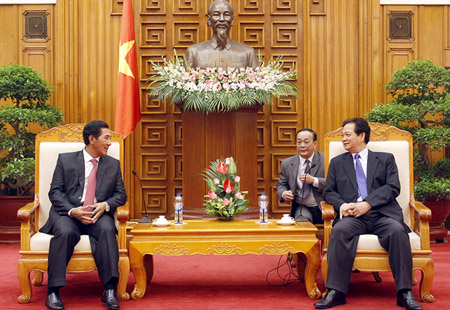 Thủ tướng Nguyễn Tấn Dũng tiếp Phó Thủ tướng Lào - Hình 1