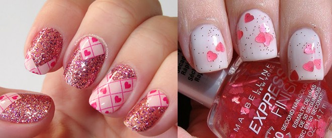 Hãy khám phá những mẫu nail độc đáo nhất cho lễ tình yêu Valentine